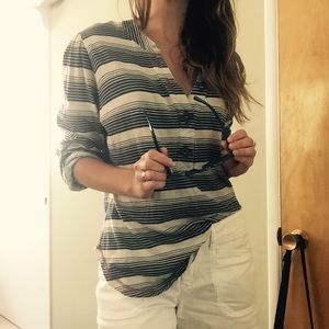 Nine West Vintage America Jeans Top